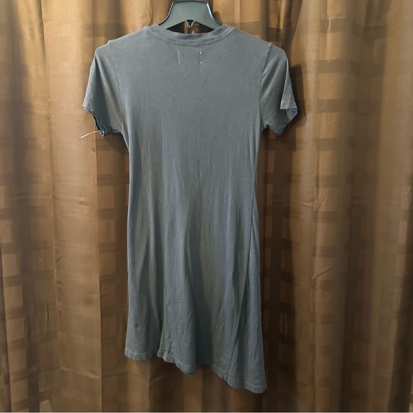 NWT Current/Elliott The Poppy Jersey Knit Washed Black Dress Size 0 reg $168 - Picture 8 of 8